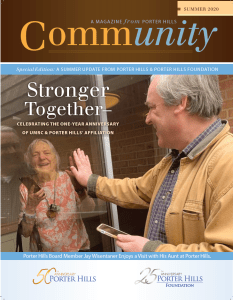 Brio Living Services, UMRCPH Community Report Summer 2020