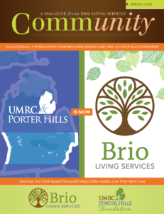 Brio Living Services Spring 2022 Magazine Front Page